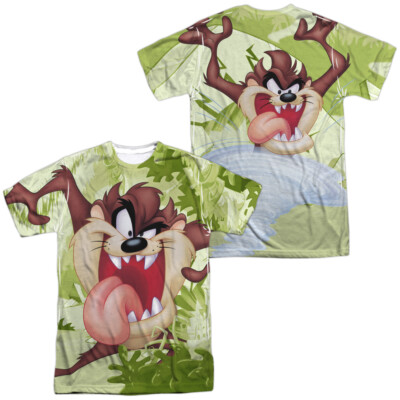 Looney Tunes Taz Unisex Adult Halloween Costume T Shirt, S-3XL