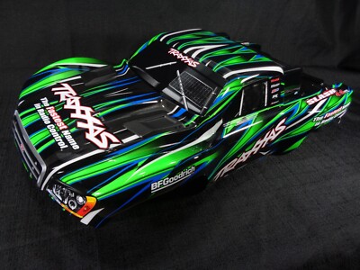 Traxxas Slash 4x4 VXL Painted Green Blue Black Body Shell Clipless Mount 2wd XL5