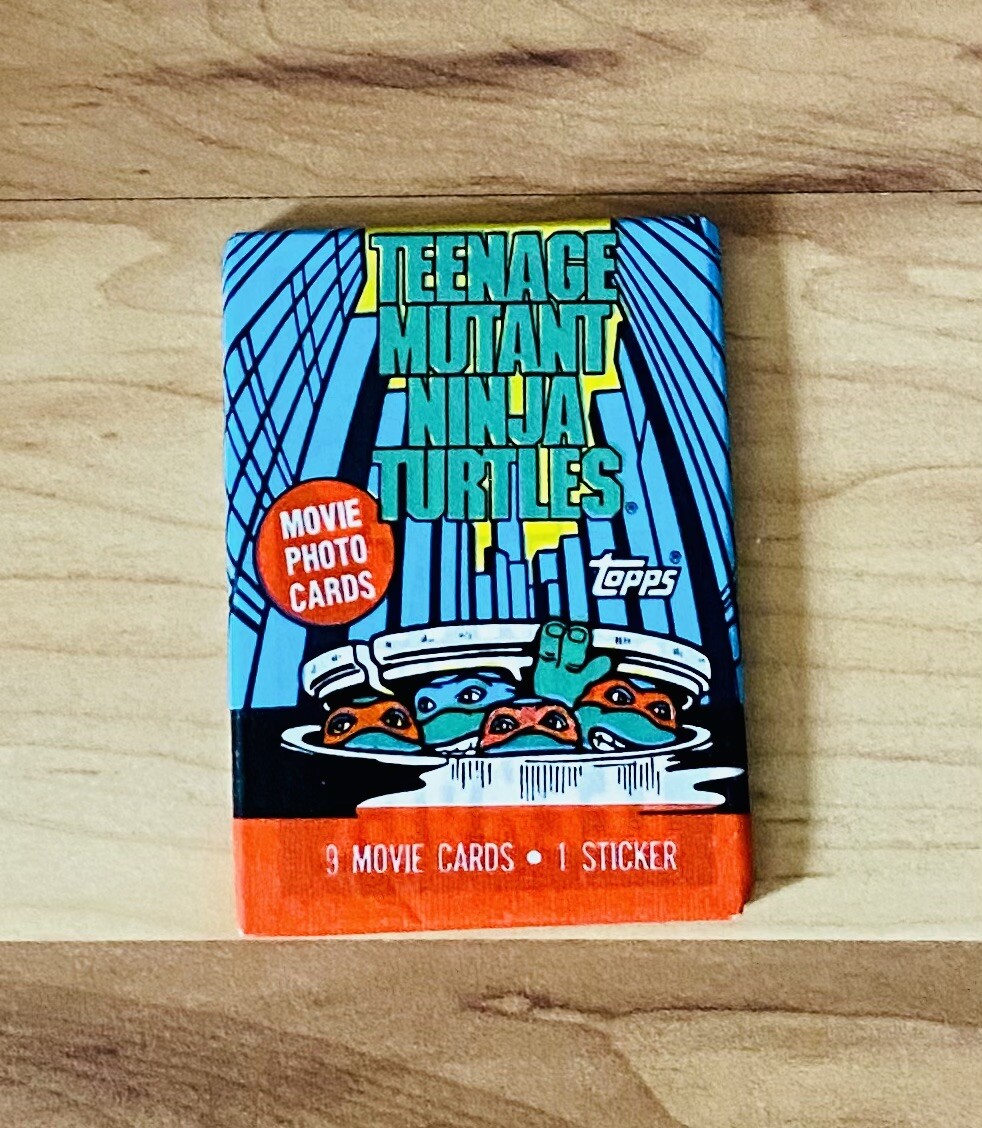 1990 Teenage Mutant Ninja Turtles Movie Cards 1 Sealed Pack