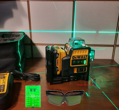 SPEDIZIONE VELOCE Livella laser verde,  3X360° laser verde+batteria+caric - Bild 1 von 20