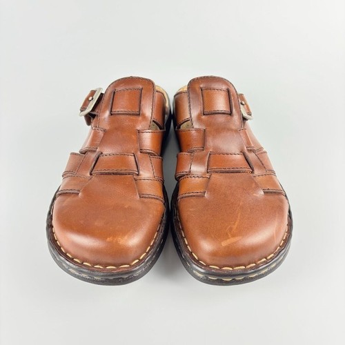 Born Women's Mules / Sandals Brown Buckle Size 8 / 39 - Picture 2 of 17