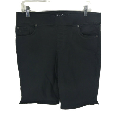 Gloria Vanderbilt All Around Slimming Effect Avery Black sz 10P Jean Shorts 33w