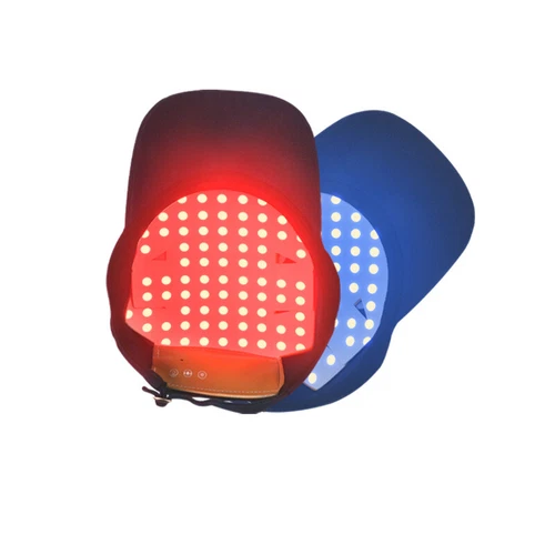 650nm Rotlicht Therapie Kappe LED Infrarot Laser Haar Nachwachsen Anti-Haarausfall Kappe