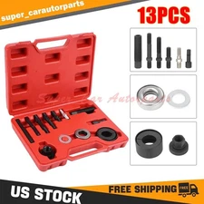 13PCS Power Steering Pump Pulley Puller Remover & Alternator Installer Tool Kit