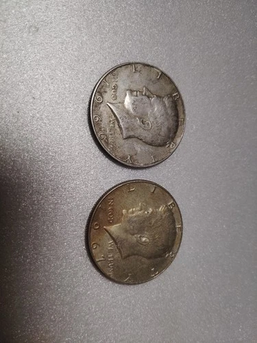 1966 & 1967  kennedy half dollar Coins
