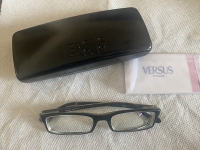 Versus by Versace Mod 8008 184 eyeglasses Black Made in Italy 53-18-140