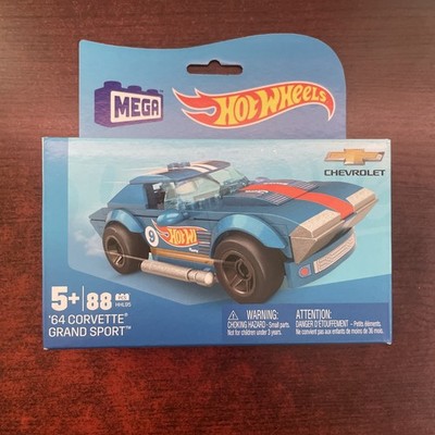 Mega Hot Wheels 64 Chevrolet Corvette Grand Sport Building Set