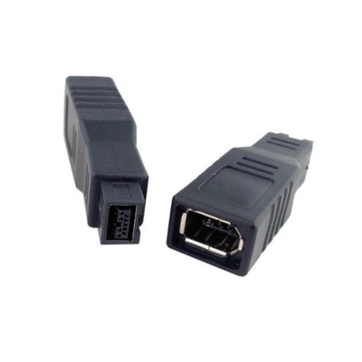 IEEE FireWire 1394 A 400 6Pin Female To 1394B 800 9Pin Male Adapter Connector