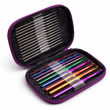 22PCS Crochet Hook Kit   Knitting Needles  Sewing Tools for DIY Crochet Crafts