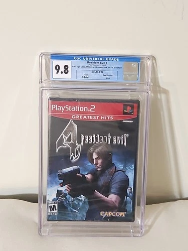 Resident Evil 4 Greatest Hits Sony PlayStation 2 PS2 Sealed Graded CGC  9.8   A+