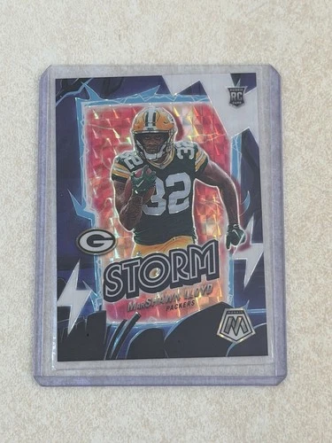 2024 Panini Mosaic Storm Prizm Rookie MarShawn Lloyd #14 Packers 15/25