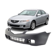 2004-2005 Acura Tsx Sedan Primed Front Bumper Cover Ac1000145 04711seca90zz 2004-2005 Acura Tsx Sedan Primed Front Bumper Cover Ac1000145 04711seca90zz
