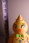 Vintage Clown Roly Poly Wobble Toy Hard Plastic Nursery Tumbler 8" Retro USA — photo 6
