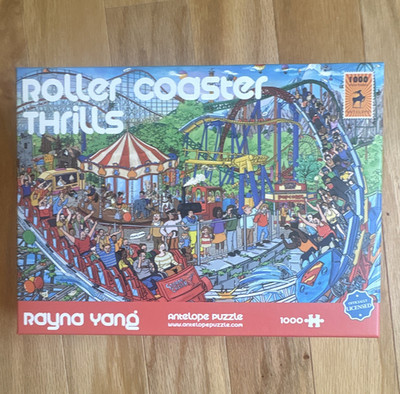 Antelope Puzzle Roller Coaster Thrills Rayna Yang 1000pc Amusement Park