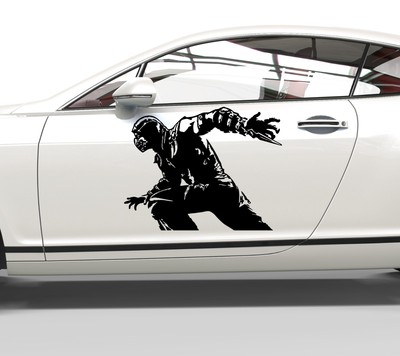 Aufkleber Mortal Kombat Scorpion - Sticker für alle glatten Oberflächen
