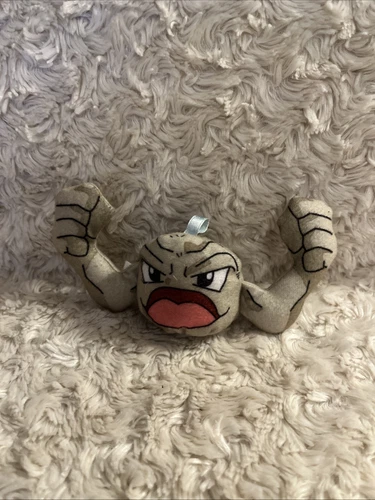 Geodude Burger King Plush Keyring Pokemon World 2000 Kanto Soft Toy Small