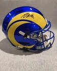 Davante Adams Signed Full Size SpeedFlex Los Angeles Rams Helmet BAS Witnessed