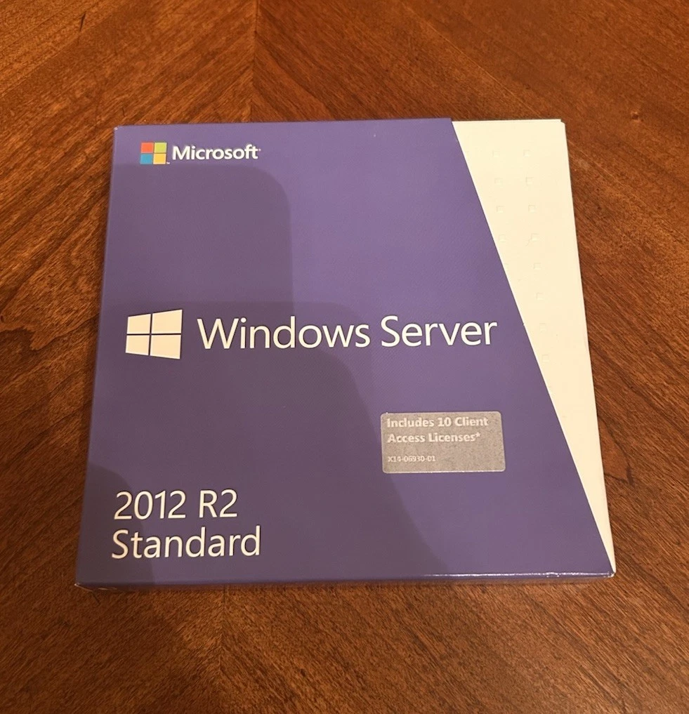 Microsoft Windows Server 2012 R2 estándar 64 bits venta al por menor 10 CAL DVD P73-05967