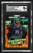 2023 Cosmic Chrome Orange Galactic Refractor 13/25 Kevin Durant SGC 9 MINT 07et