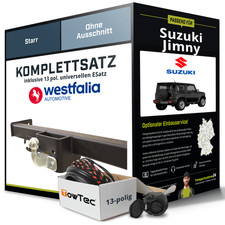 Anhängerkupplung WESTFALIA starr für SUZUKI Jimny +E-Satz NEU AHK