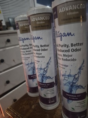 Lot Of 3 Culligan Drinking Water Advanced Filtration D-30A Universal Cartridge