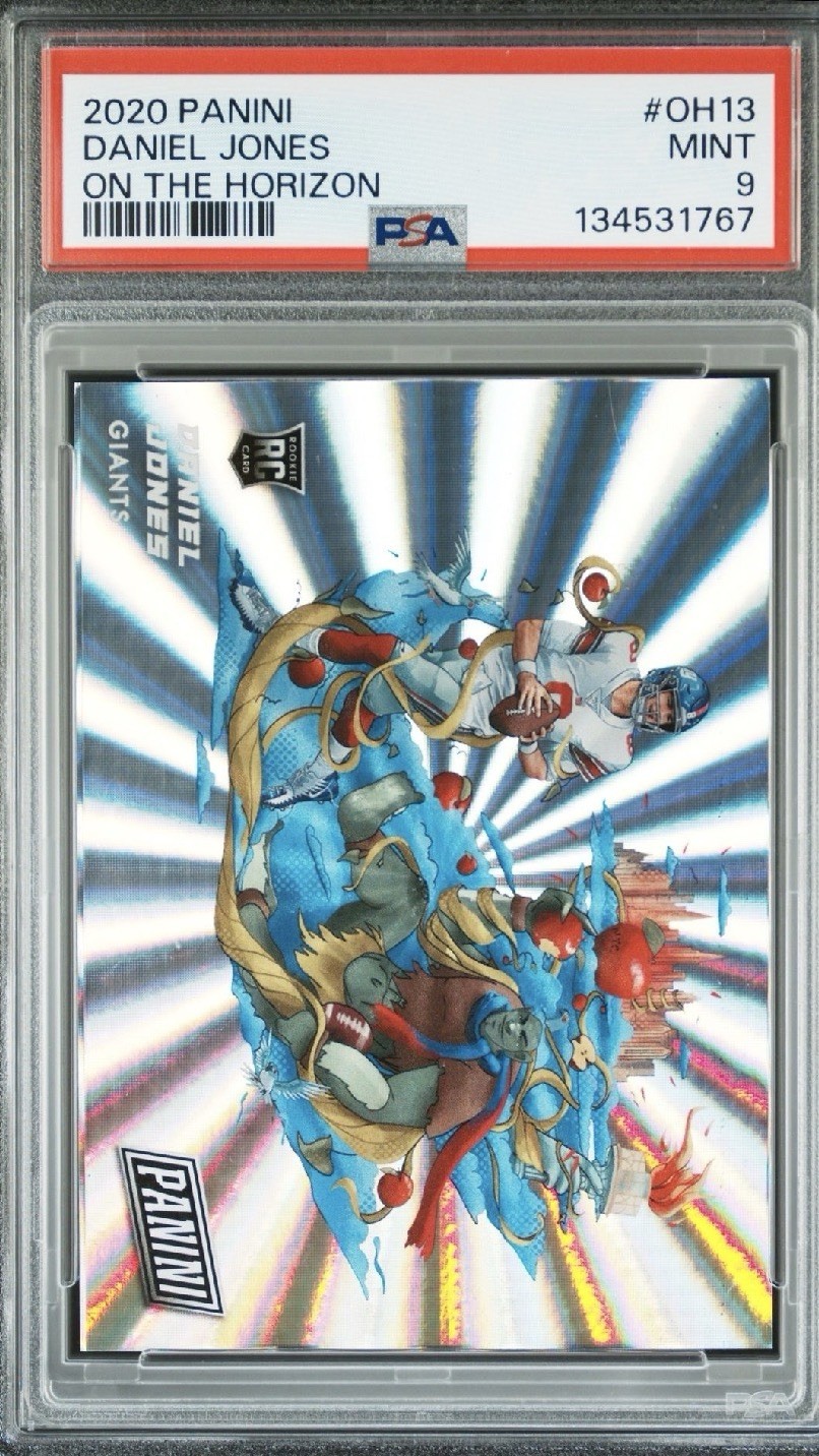 2020 Panini On The Horizon RC Daniel Jones Rookie Card SSP PSA 9
