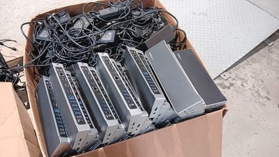 Lot of 10 StarTech.com USB3DOCKH2DP Laptop Docking Station