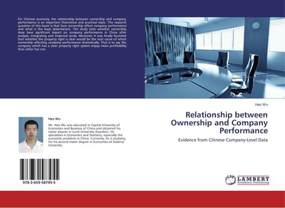Hao Wu | Relationship between Ownership and Company Performance | Taschenbuch