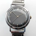 1961 TIMEX Marlin Gray Dial Vintage Mechanical Watch Men's 34mm for PARTS REPAIR
