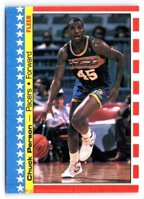1987-88 Fleer - Stickers Chuck Person #10 (RC)
