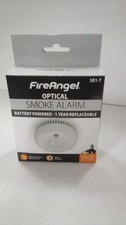 FireAngel SB1-T Smoke Detector Optical Alarm Zinc Battery