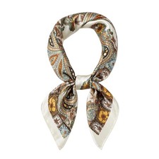 35" Large Paisley Satin Head Hair Square Scarf Bandanas for Women