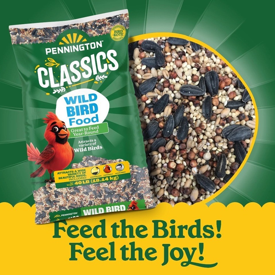 Wild Bird Feed and Seed Mix for Wild Birds 40 Pound Bag Birdseed | eBay