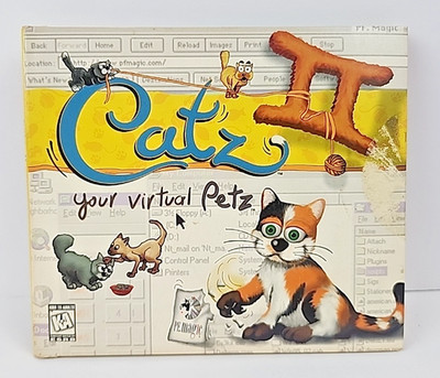 Catz II Your Virtual Petz Big Box Game CD-Rom PC Windows 95 1997