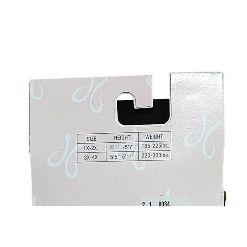 Meia-calça feminina de microfibra Dress Barn estilo apertado plus 3X-4X preta - Imagem 2 de 3