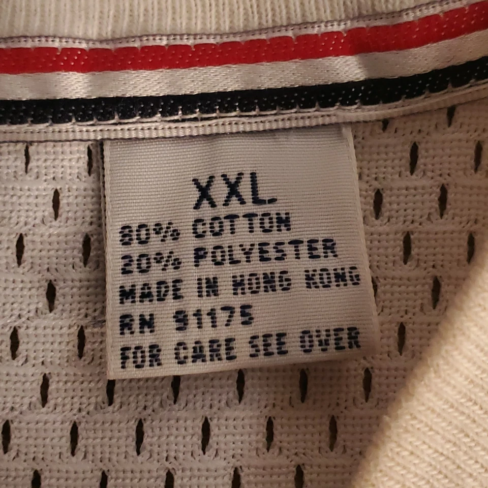 Camiseta deportiva de hockey FILA VINTAGE malla 2XL XXL azul blanco rojo años 90 Foto 4 de 4