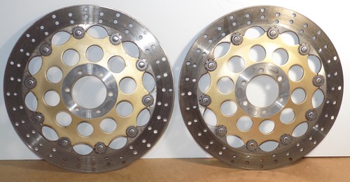 Braking Full Floating Front Brake Discs Rotors Ducati 996 748 900SS ST4 800SS - Picture 2 of 6