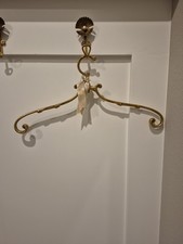 Vintage Wedding Dress Hanger Luxury Bridal Clothes Brass Swivel Hanger