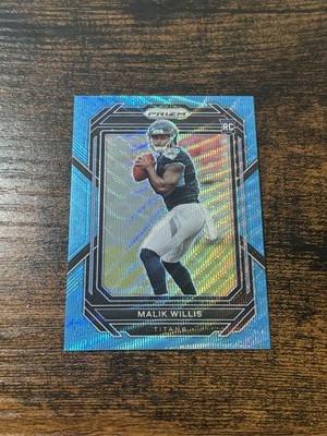 2022 Panini Prizm Malik Willis Blue Wave /199 Rookie #303 RC Color Match
