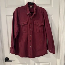 FIELD TESTED GUIDE GEAR, Heavy Cotton Workwear  Shirt Men's M Hiking Hunting