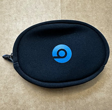 Beats by Dr. Dre Black/Blue Oval Zipper Headphone Carrying Case