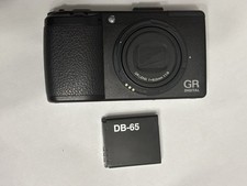 RICOH GR DIGITAL III 3 Digital Camera 10.0MP 4x Zoom Tested Black w Battery 397