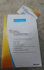 Microsoft Office Small Business 2007 Software Key COA Excel Word Professional