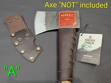 Gewhalt/Swisstech 28" Hacha Personalizada Hecha a Mano Cuero Hacha "Solo" Acabado Tradicional