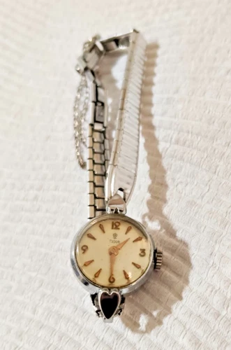 Stunning Vintage Tudor by Rolex Ladies ~17mm Art Deco Swiss Tudor -runs -AF