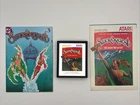 Atari 2600 Swordquest Waterworld Rare Cartridge Manual Comic Tested