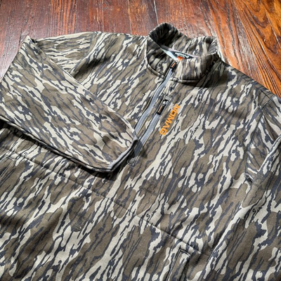 #ad Nomad Slaysman Pullover Mens 2XL Camo Scent Suppression Mossy Oak Bottomland $29.88