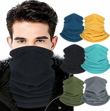 Winter Fleece Ski Neck Warmer Gaiter Tube Scarf Sport Face Mask for Cold Weather