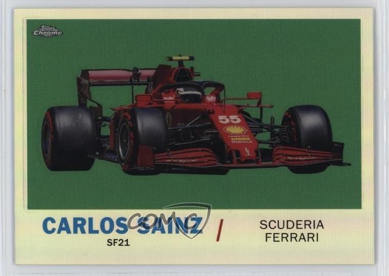 2021 Chrome Formula 1 1961 Topps Sports Cars Carlos Sainz Jr #T61-CS 0ht6