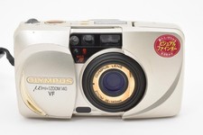 Read Exc 5 Olympus mju Zoom 140 VF Point Shoot 35 mm Film Camera From Japan